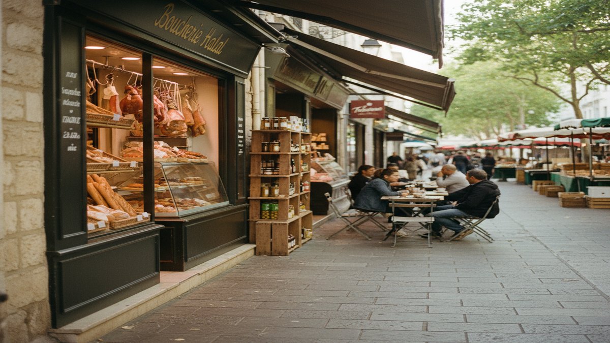 Autour du marché : les commerces du centre-ville