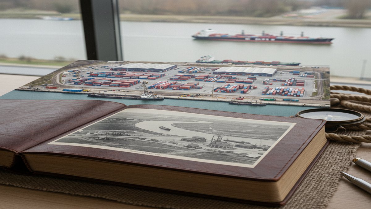 Histoire du port : d'un meandre de la Seine à une plateforme logistique