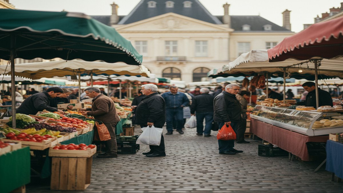 Le marché du centre : cœur battant de la ville