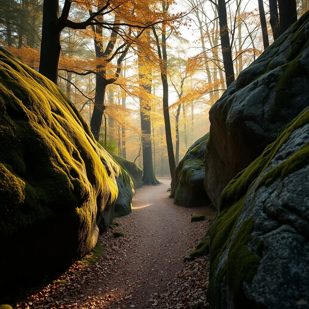 Les chaos de grès de la forêt de Fontainebleau, terrain de jeu des randonneurs franciliens