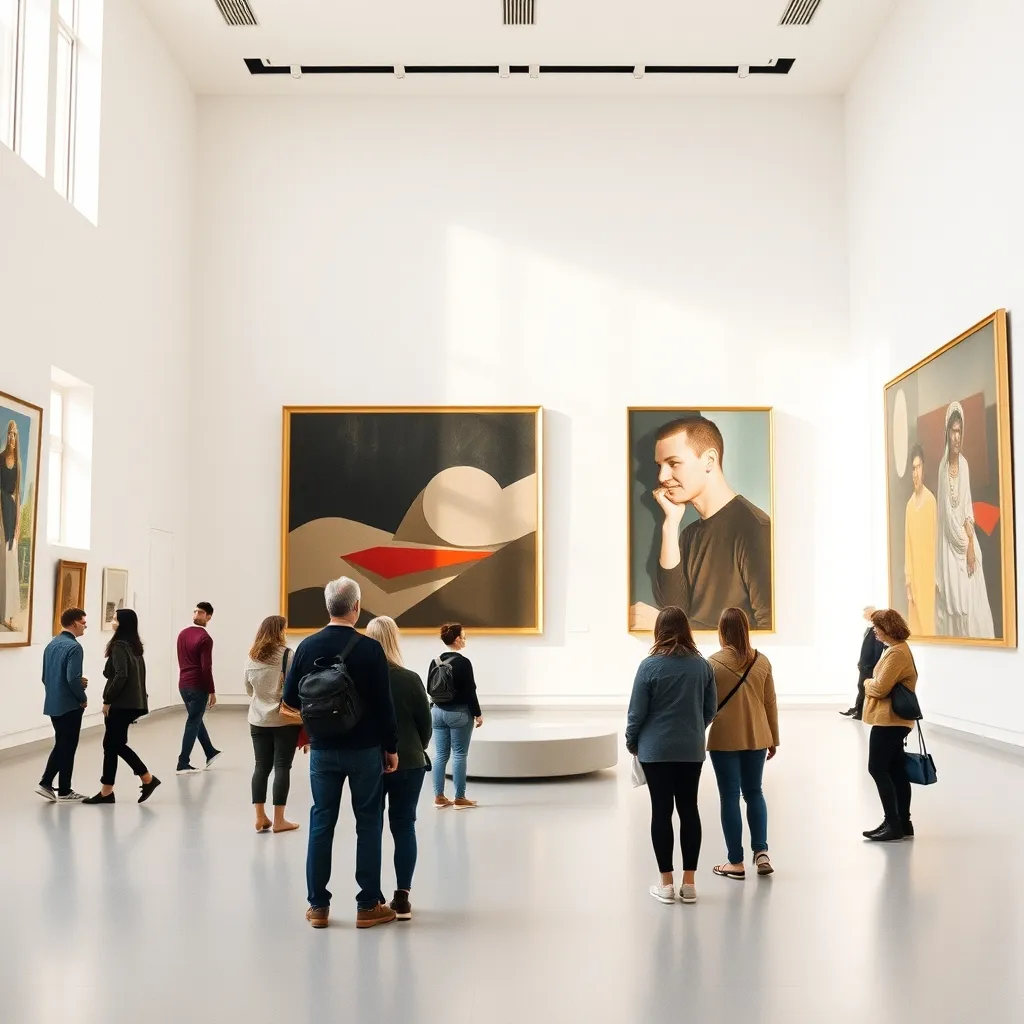 Les vastes salles du Musée d'Art Moderne de Paris accueillent les visiteurs gratuitement toute l'année