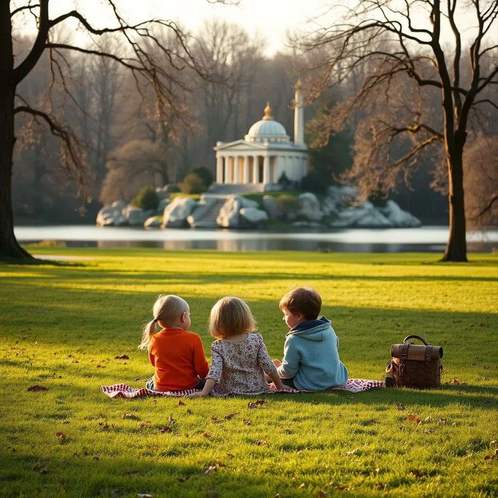 Pique-nique en famille au parc des Buttes-Chaumont, une sortie gratuite idéale avec des enfants