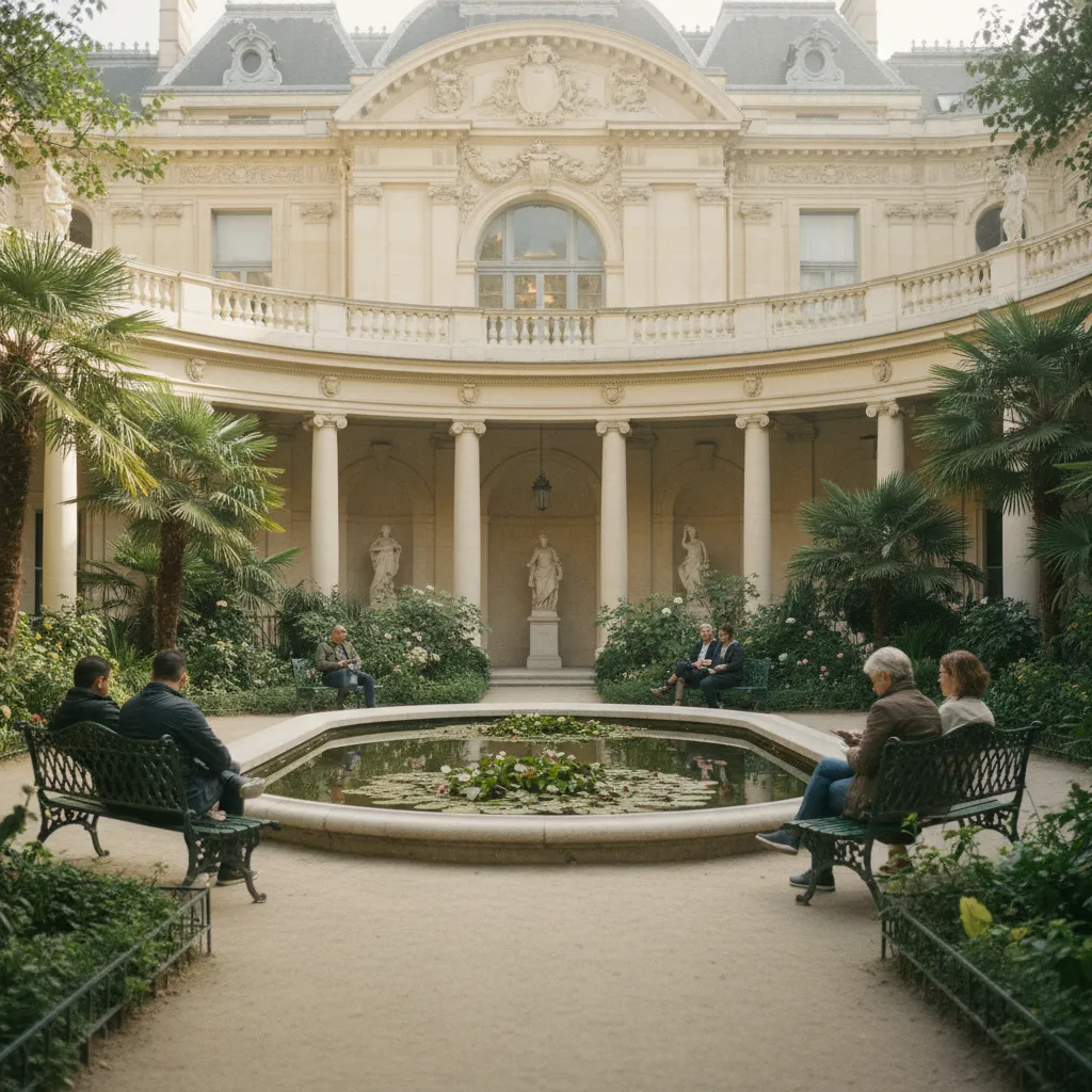 Le jardin intérieur du Petit Palais, un secret bien gardé en accès libre toute l'année