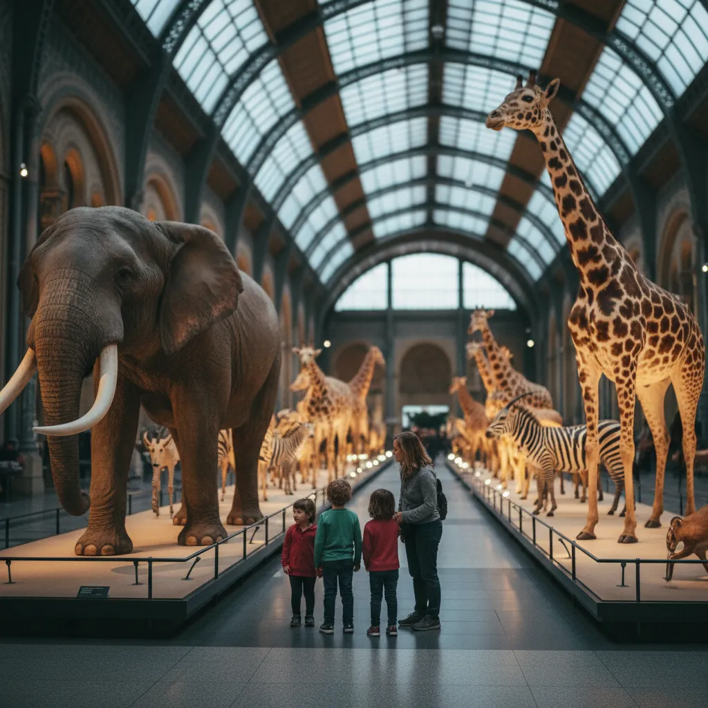 La Grande Galerie de l'Évolution, gratuite pour les moins de 26 ans, fascine petits et grands