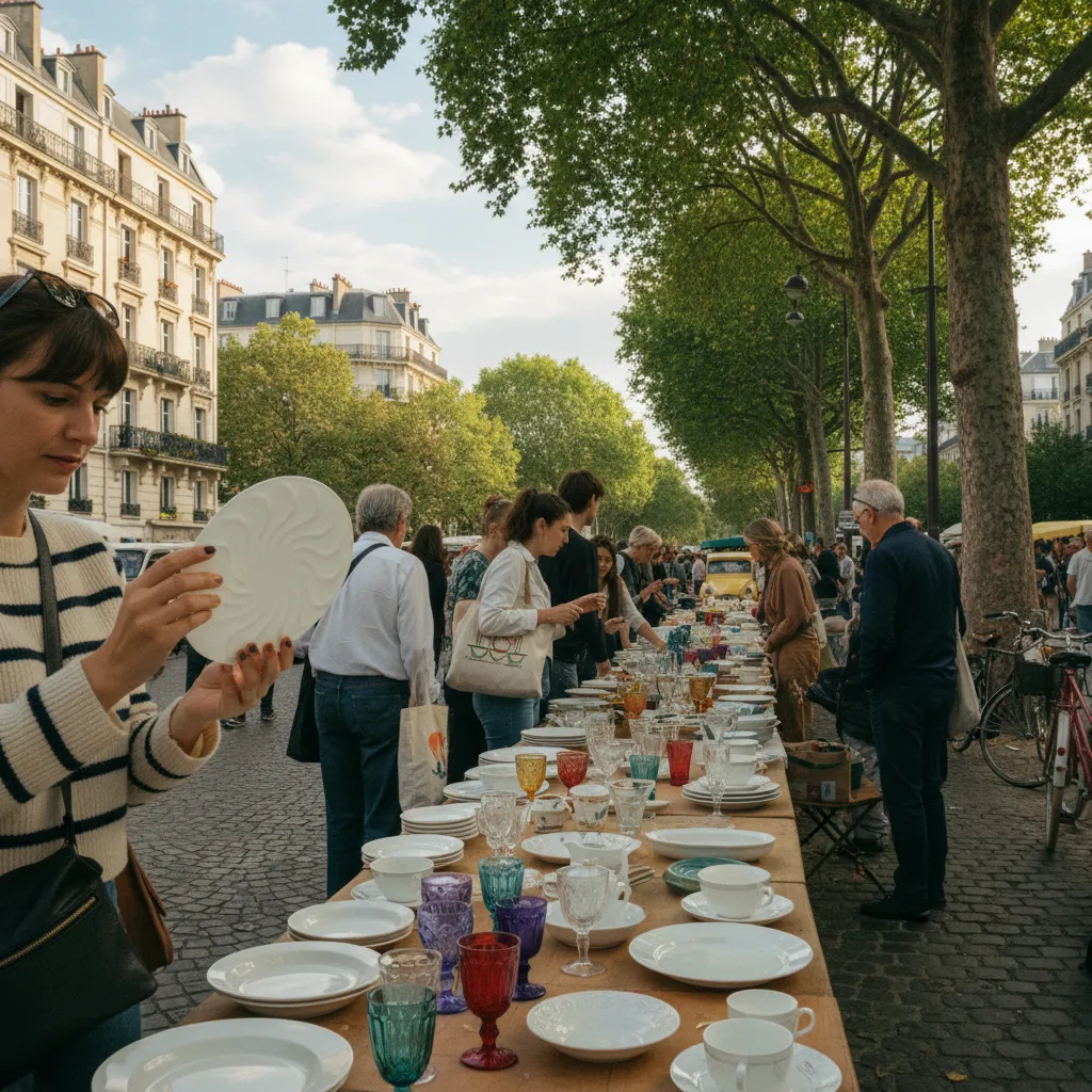 La vaisselle vintage Arcopal, devenue objet de collection sur les vides-greniers