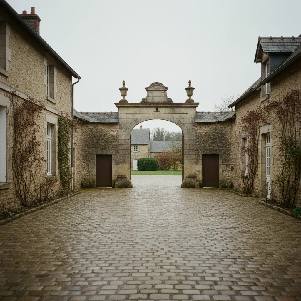Un ancien porche charretier rue Paul-Vaillant-Couturier, vestige des fermes maraîchères du XIXe siècle
