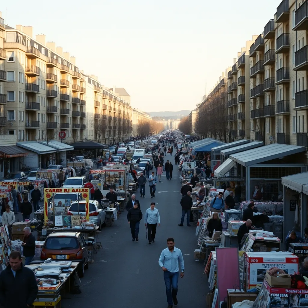 Le grand vide-greniers d'Asnières peut rassembler plus de 200 exposants sur près d'un kilomètre