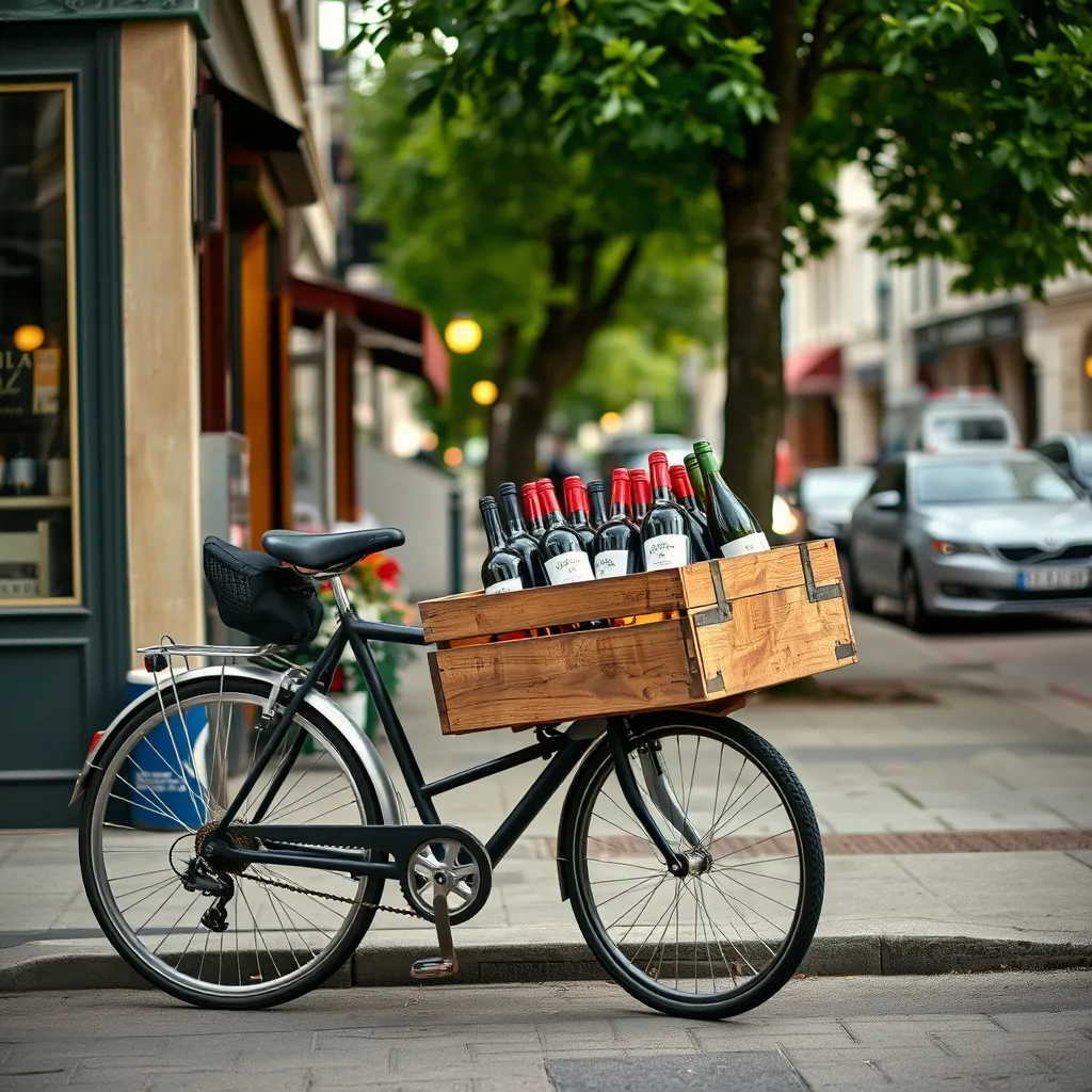 Livraison à vélo-cargo : un service en expansion chez les cavistes de la boucle