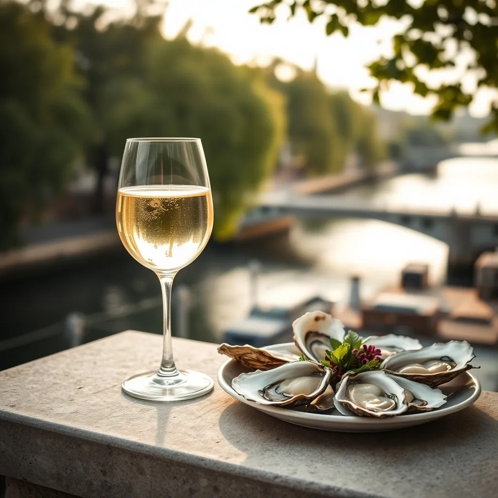 Muscadet et huîtres au bord de la Seine, l'accord parfait d'un apéritif en plein air