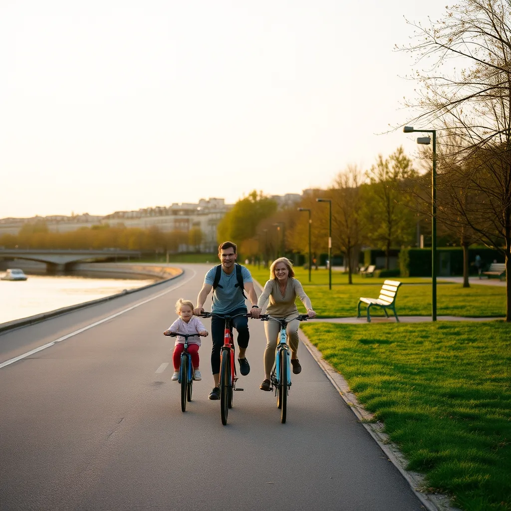 Retour par les berges d'Asnières, dernière ligne droite avant Gennevilliers