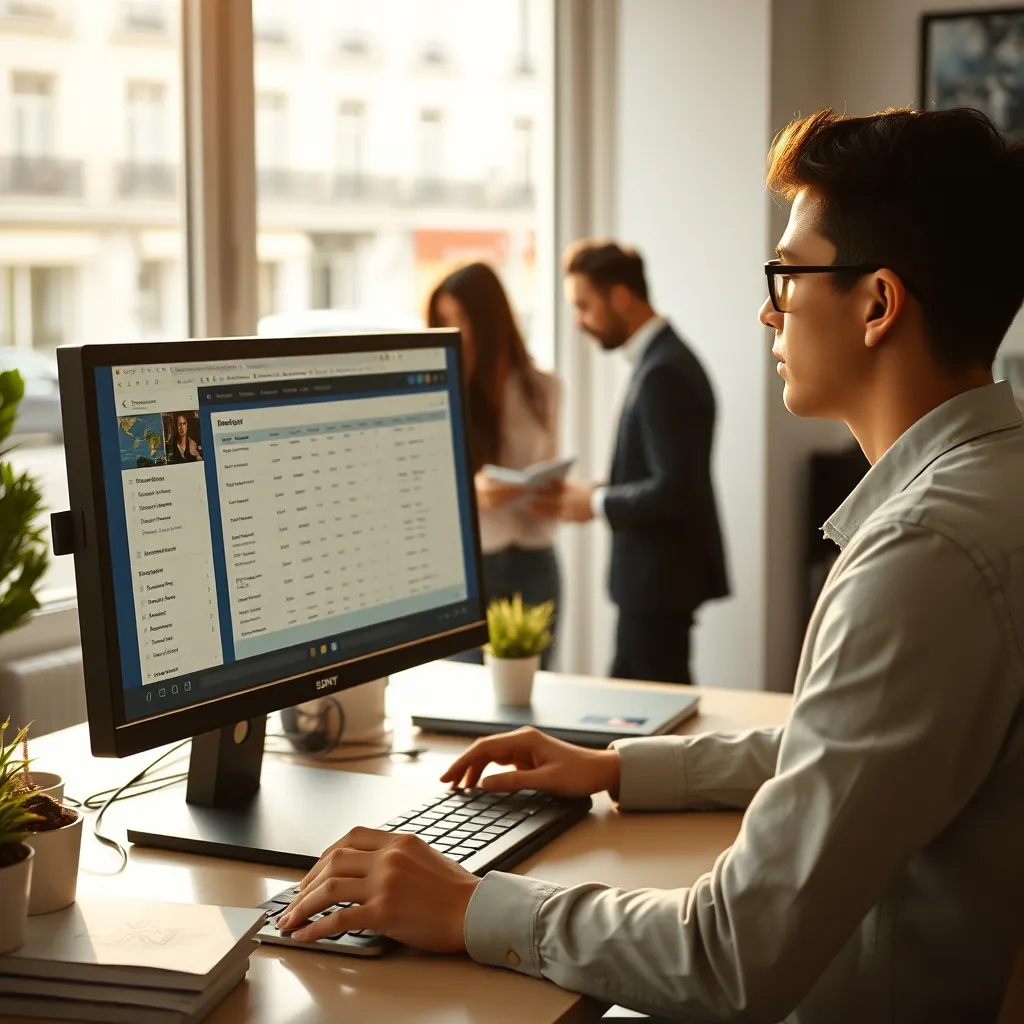 En agence de voyages, les alternants se forment sur les logiciels de réservation professionnels