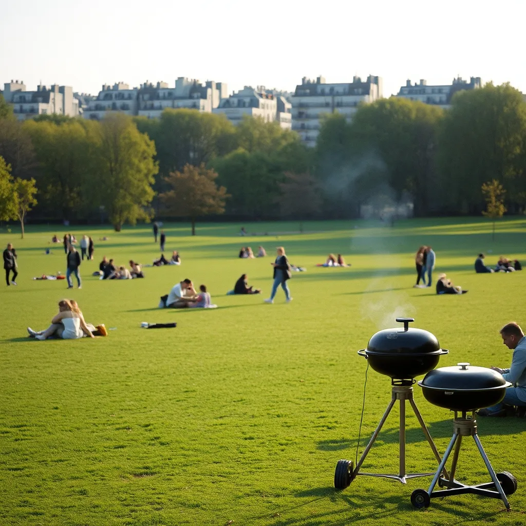 Pique-nique et barbecue dans un parc départemental de Seine-Saint-Denis