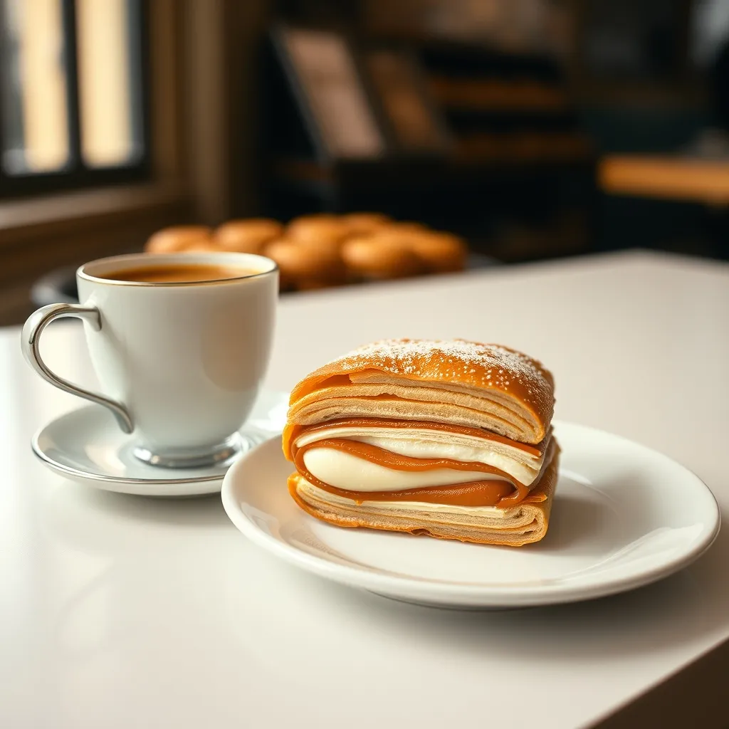Le millefeuille vanille de la Boulangerie Martin à Asnières, un classique depuis les années 1980