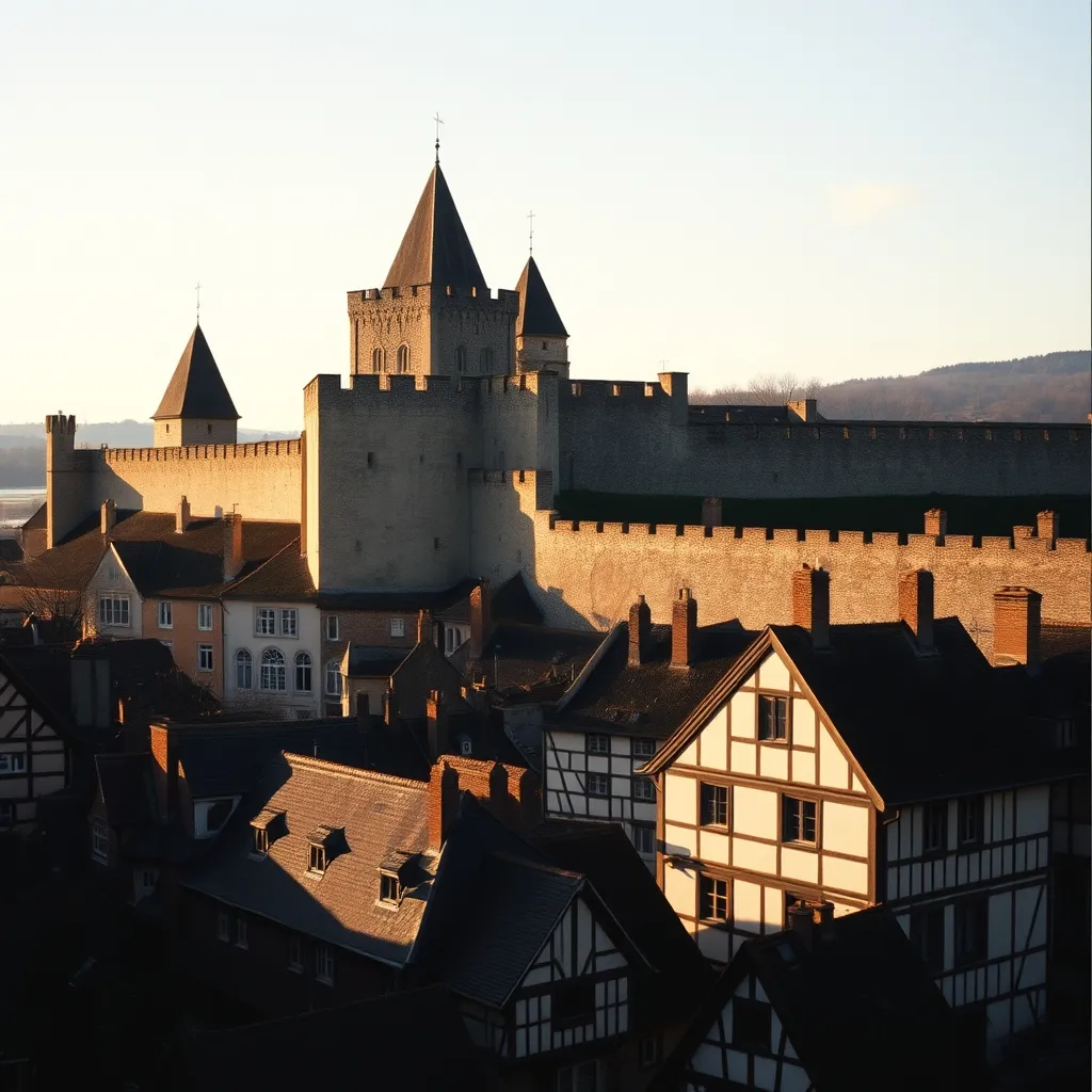 Les remparts médiévaux de Provins, cité classée au patrimoine mondial de l'UNESCO