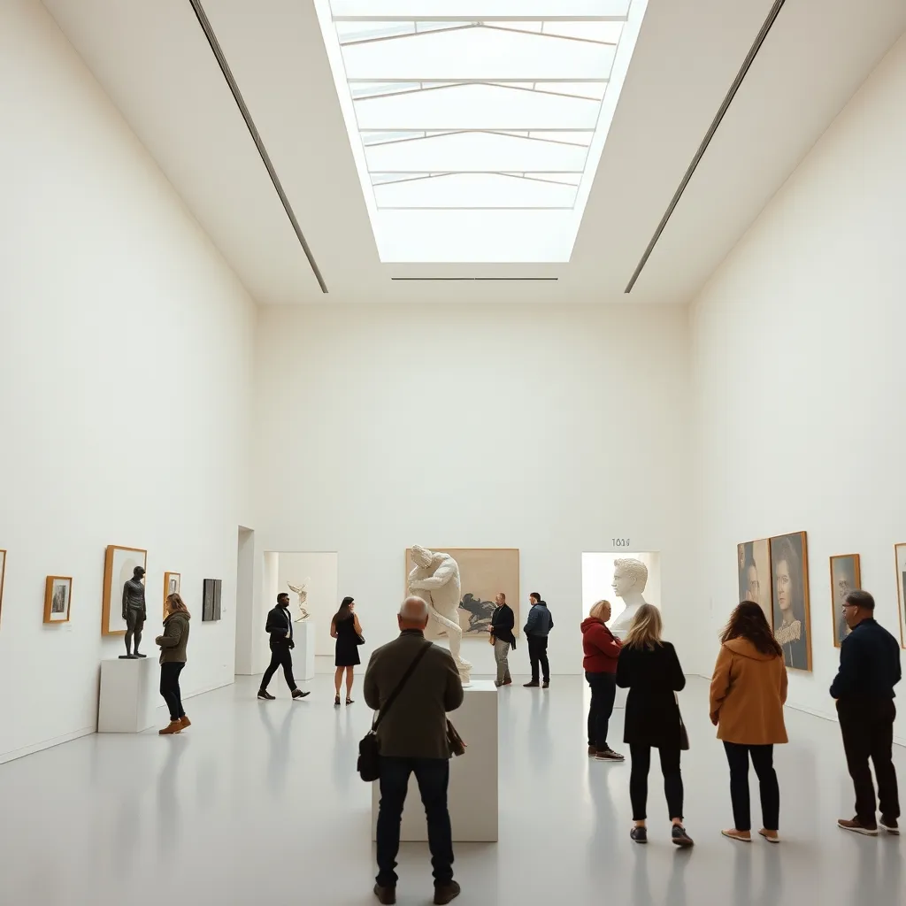 Visite d'un musée d'art contemporain en Île-de-France, comme le MAC VAL à Vitry-sur-Seine