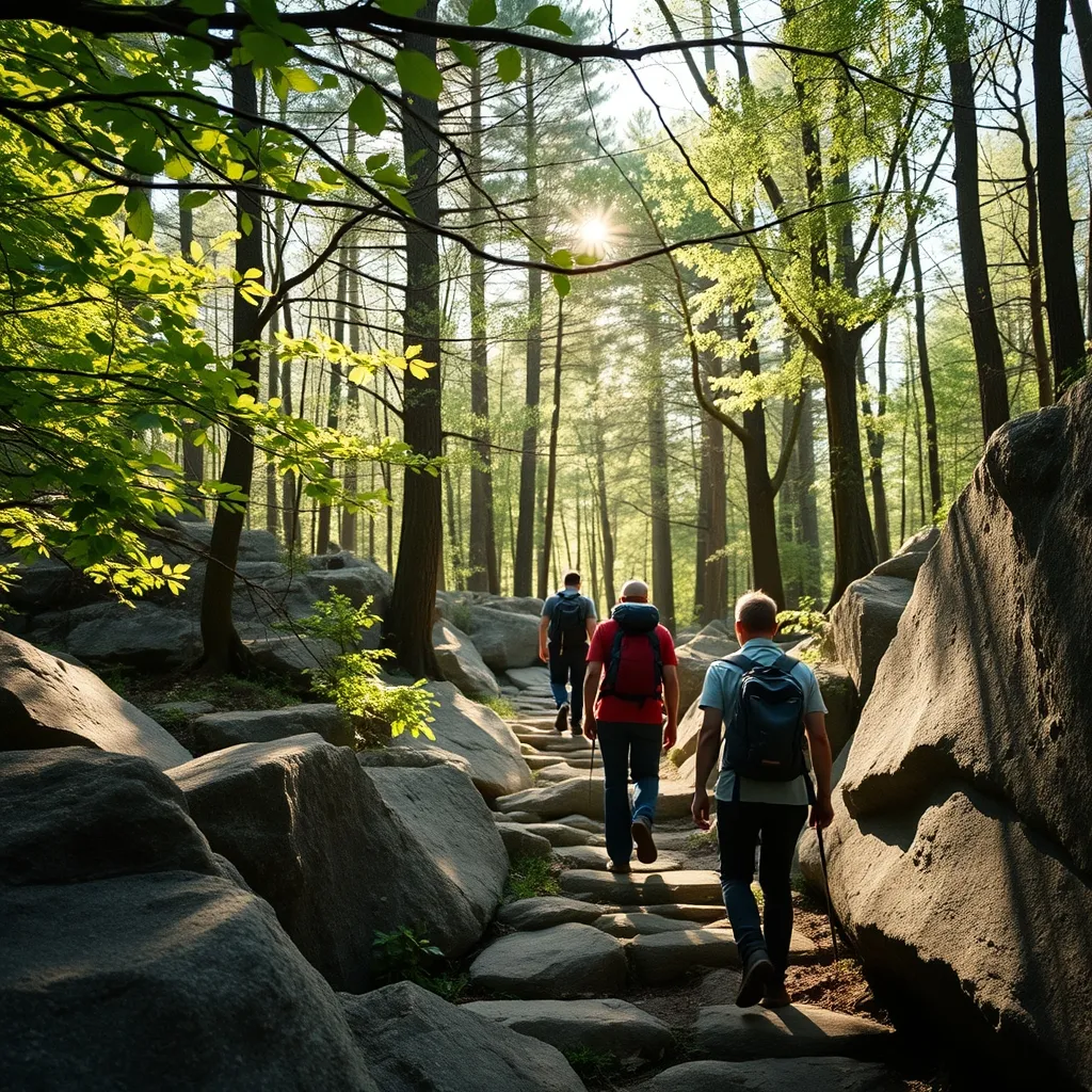 Les chaos gréseux de la forêt de Fontainebleau, à 1 h 10 de Paris en train