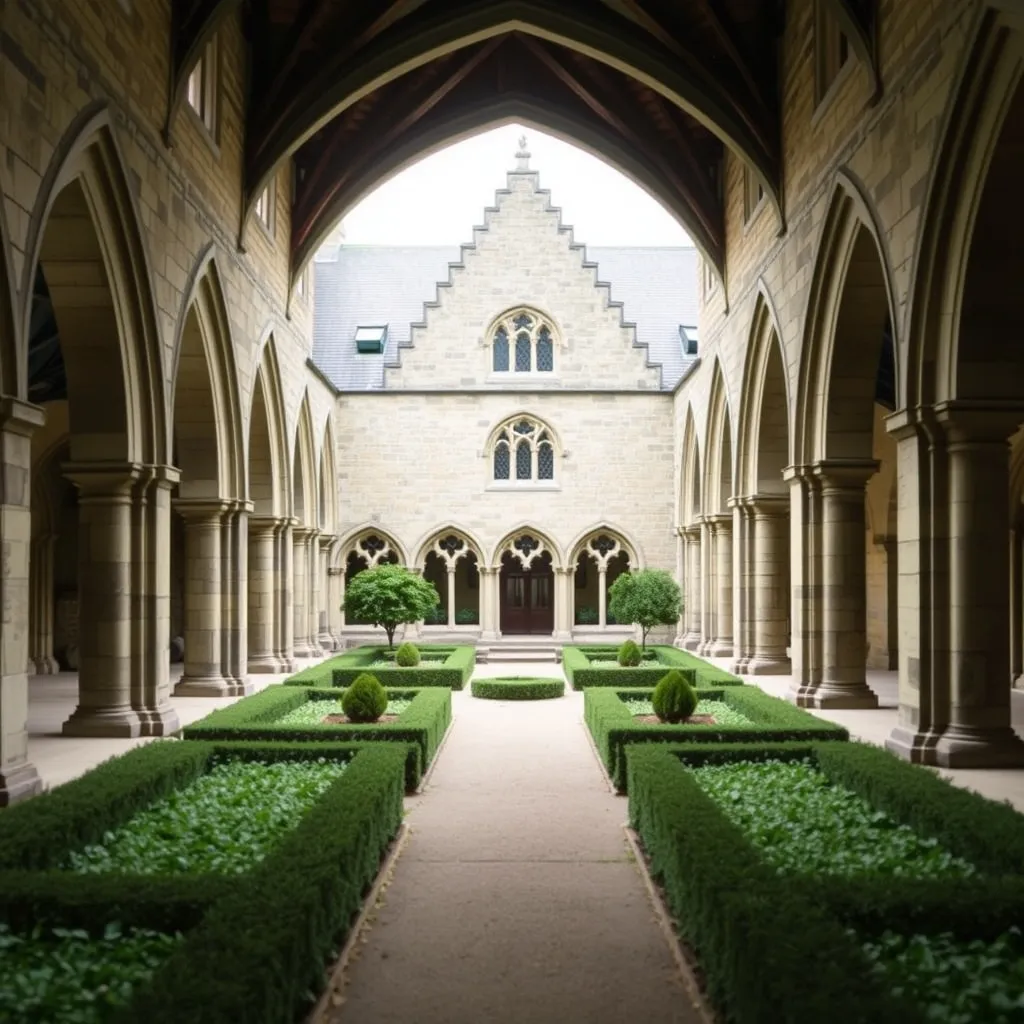 Le cloître gothique de l'abbaye de Royaumont, havre de paix cistercien dans le Val-d'Oise