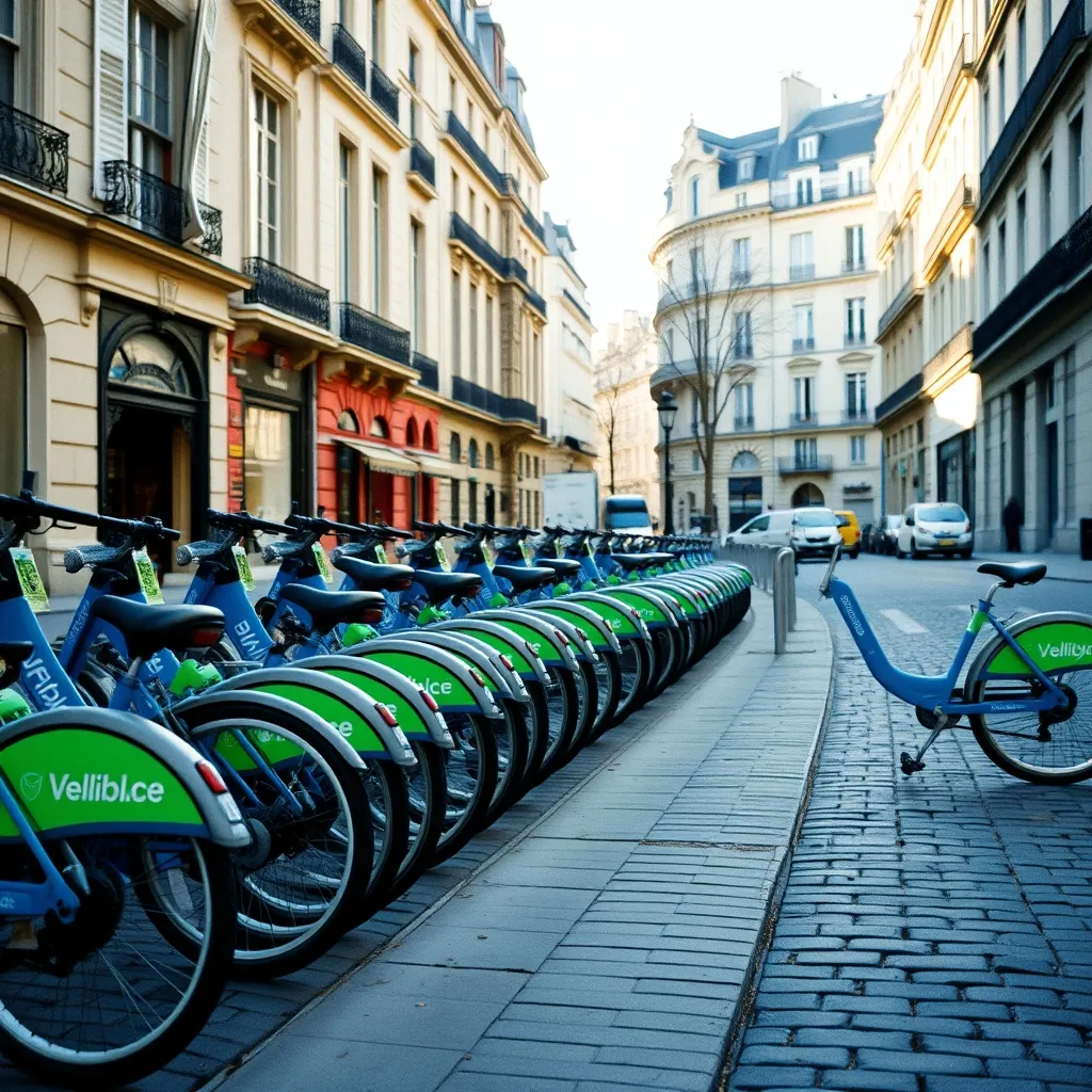 Les stations Vélib' quadrillent Paris et sa proche banlieue avec plus de 1 400 points de retrait