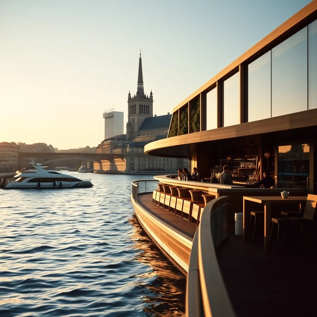 OFF Paris Seine, bar flottant face à la Bibliothèque nationale de France