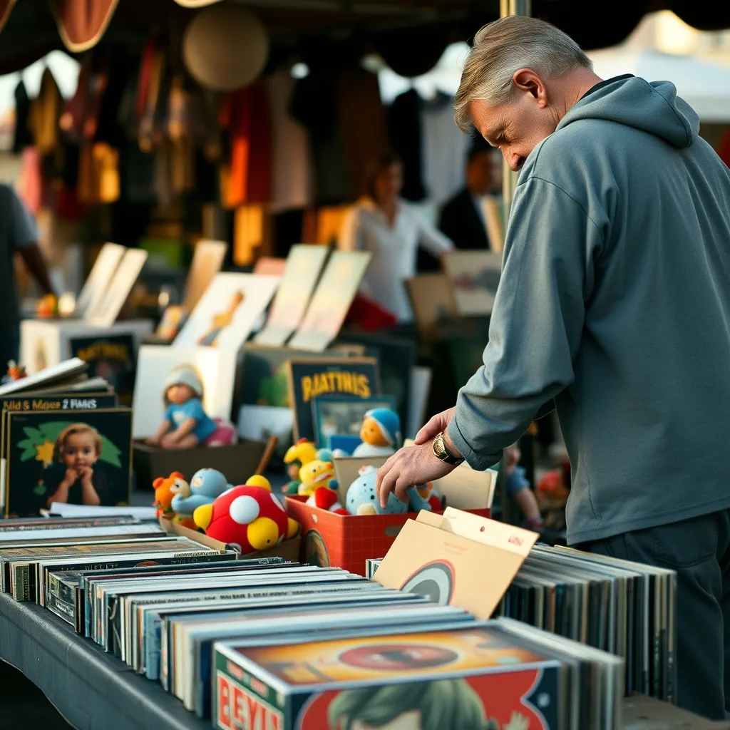 Jouets et vinyles d'occasion prêts à trouver preneur