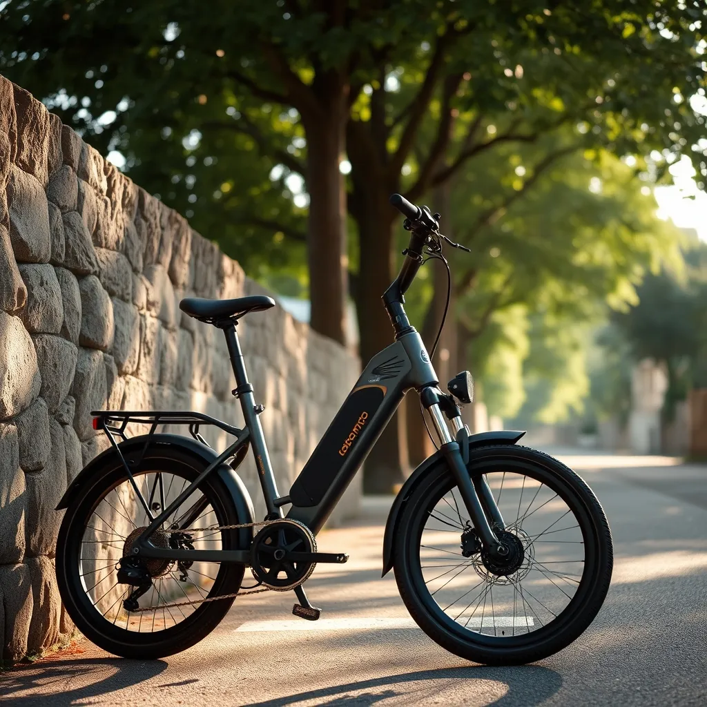 Vélo électrique neuf avec marquage d'identification obligatoire sur le cadre