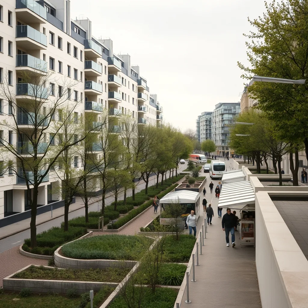 Le quartier des Berges de Seine à Clichy, entre immeubles neufs et promenade fluviale