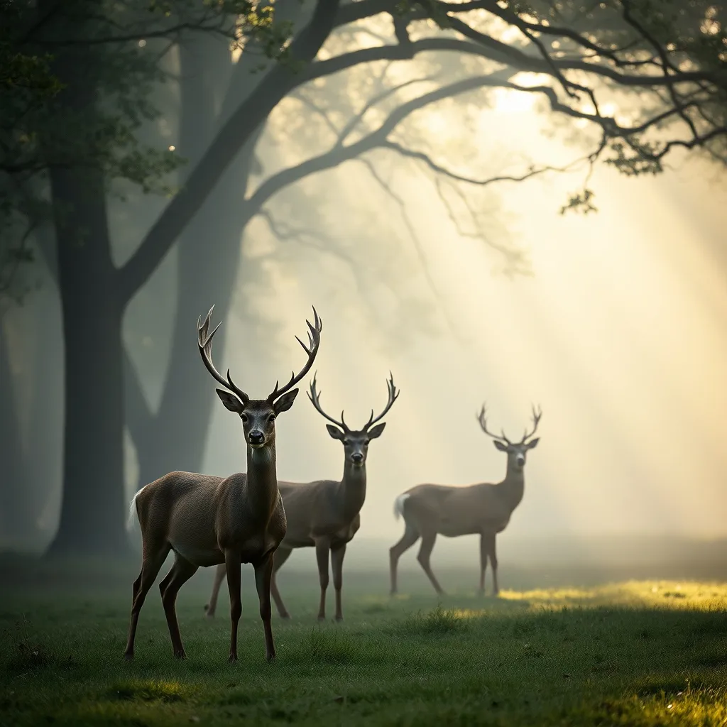 Les cerfs en semi-liberté de l'Espace Rambouillet, au cœur de la forêt domaniale