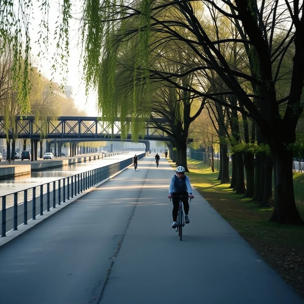 Le chemin de halage du canal Saint-Denis, liaison directe entre la boucle nord et Paris