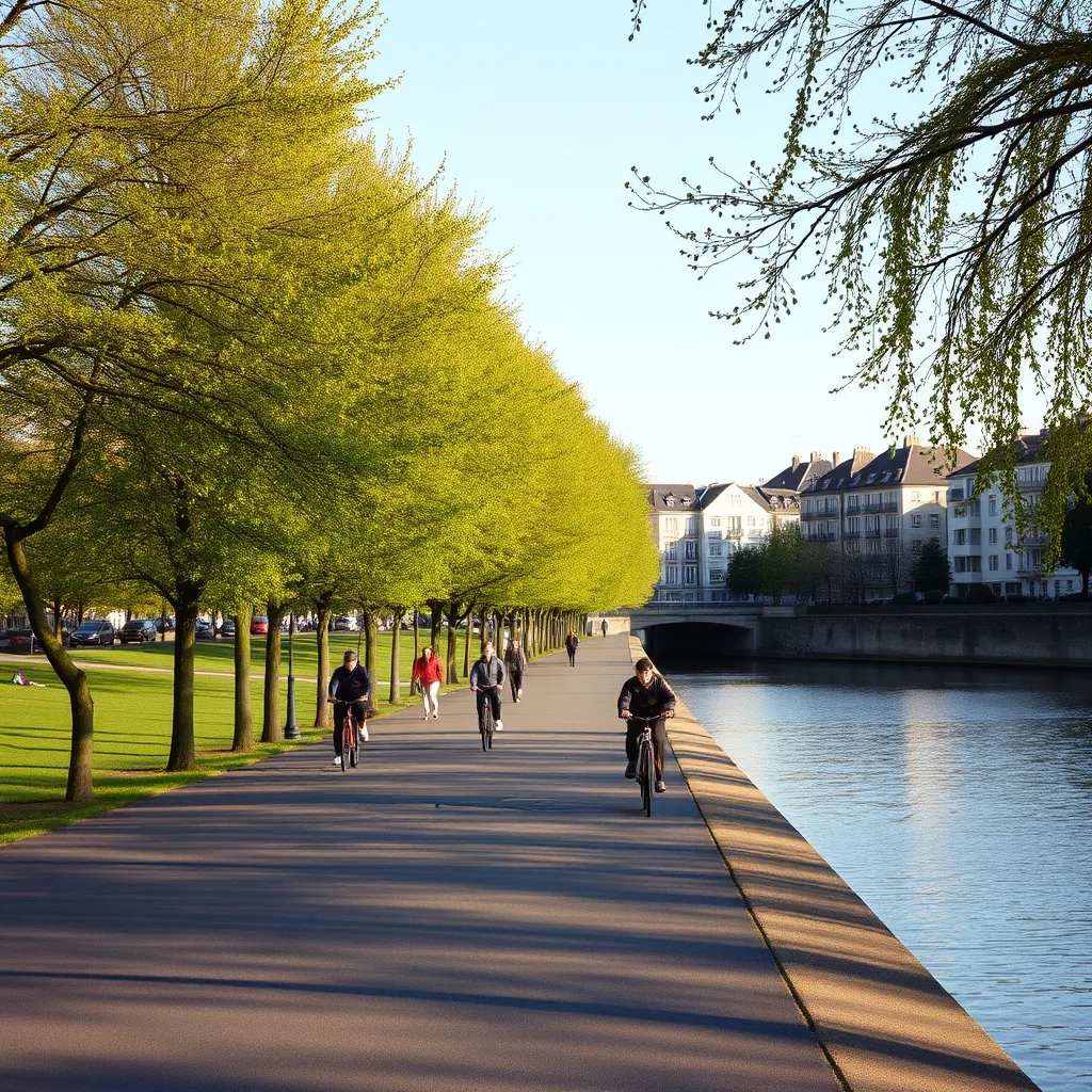 Les berges de Seine à hauteur d'Argenteuil, à quelques minutes à pied de la pharmacie