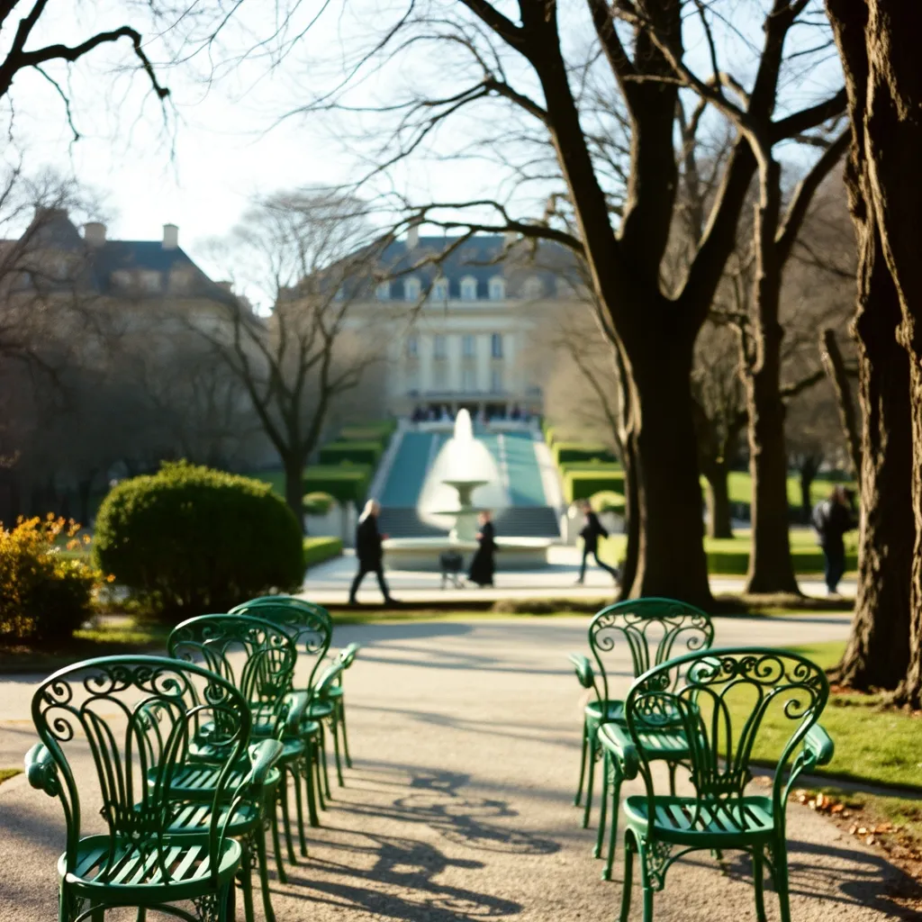 Le jardin du Luxembourg, à dix minutes à pied du restaurant, idéal pour une promenade digestive