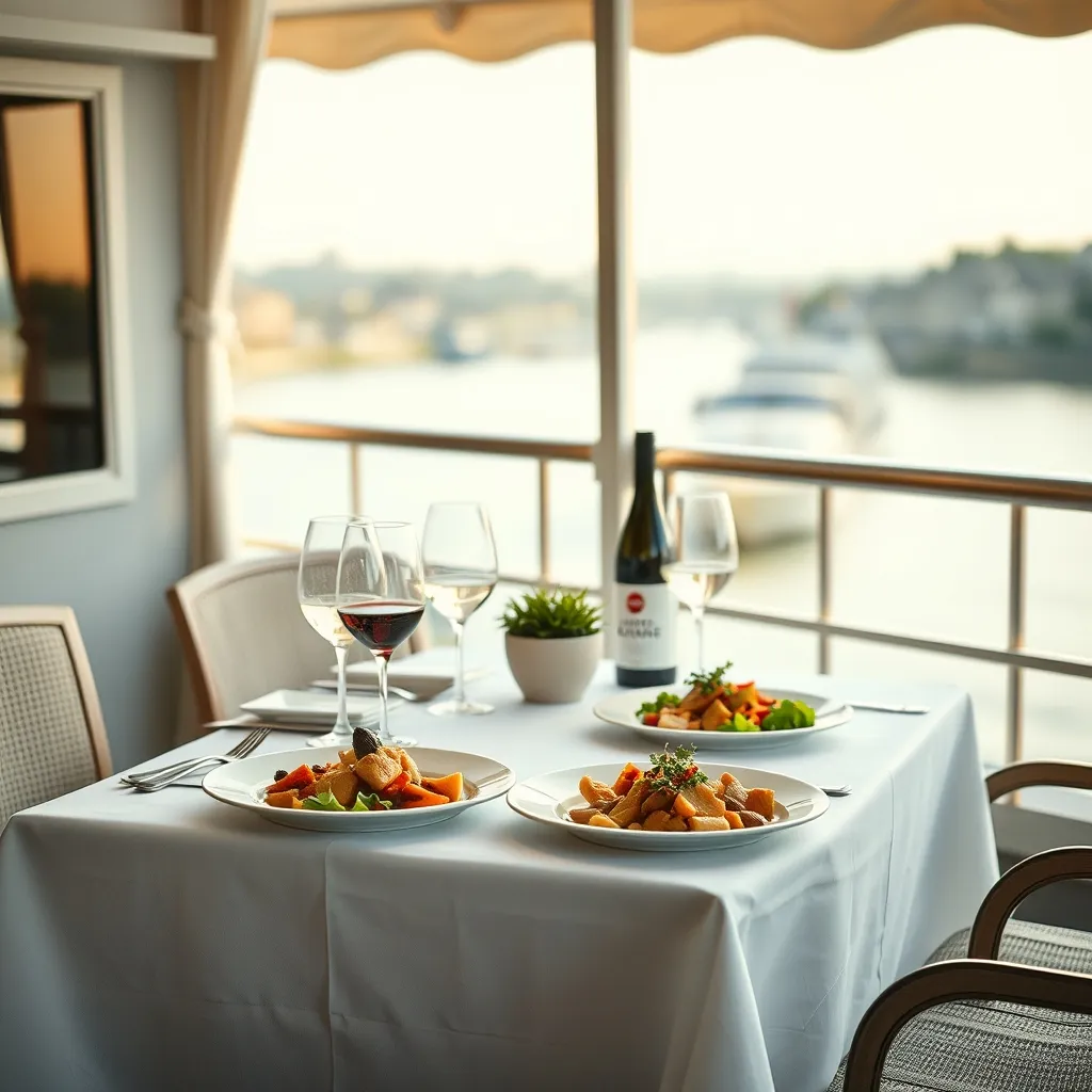 Le déjeuner croisière associe cuisine normande et panorama fluvial sur la Seine