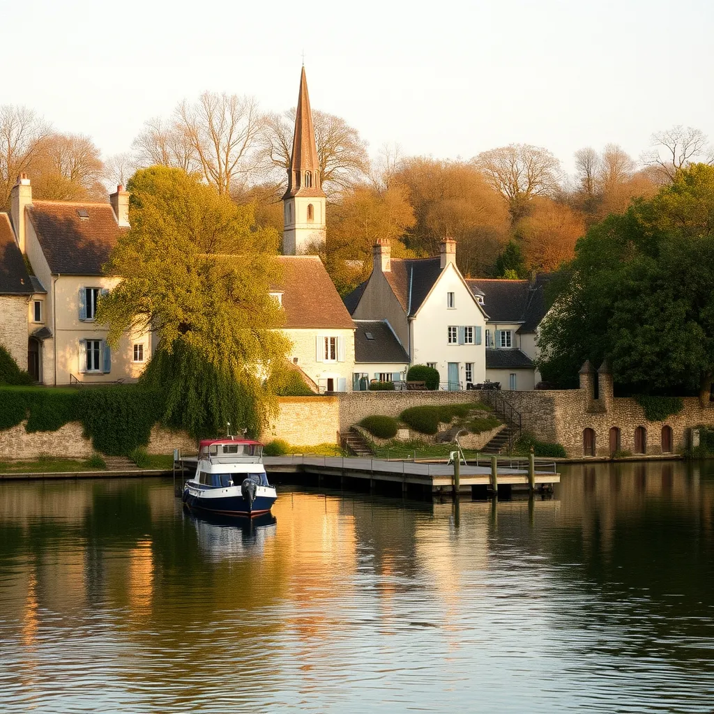 Le village de La Bouille, escale emblématique des croisières fluviales au départ de Rouen