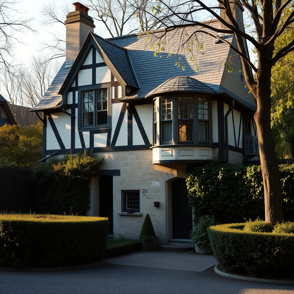 Un cottage à colombages typique des premières constructions de Jean Walter, allée des Tilleuls