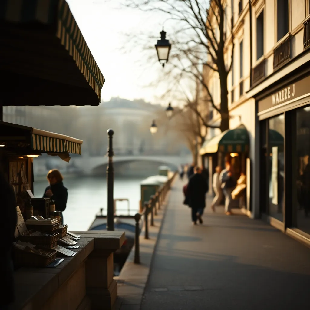 Le quai de la Tournelle et ses bouquinistes, à deux pas de la Péniche Henjo