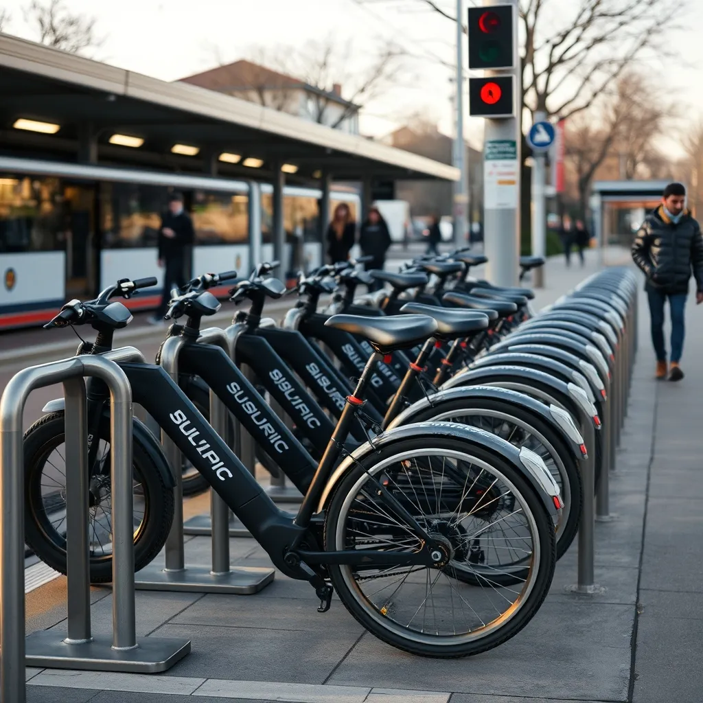 Arceaux vélo saturés près d'une gare francilienne, un phénomène récurrent depuis 2023