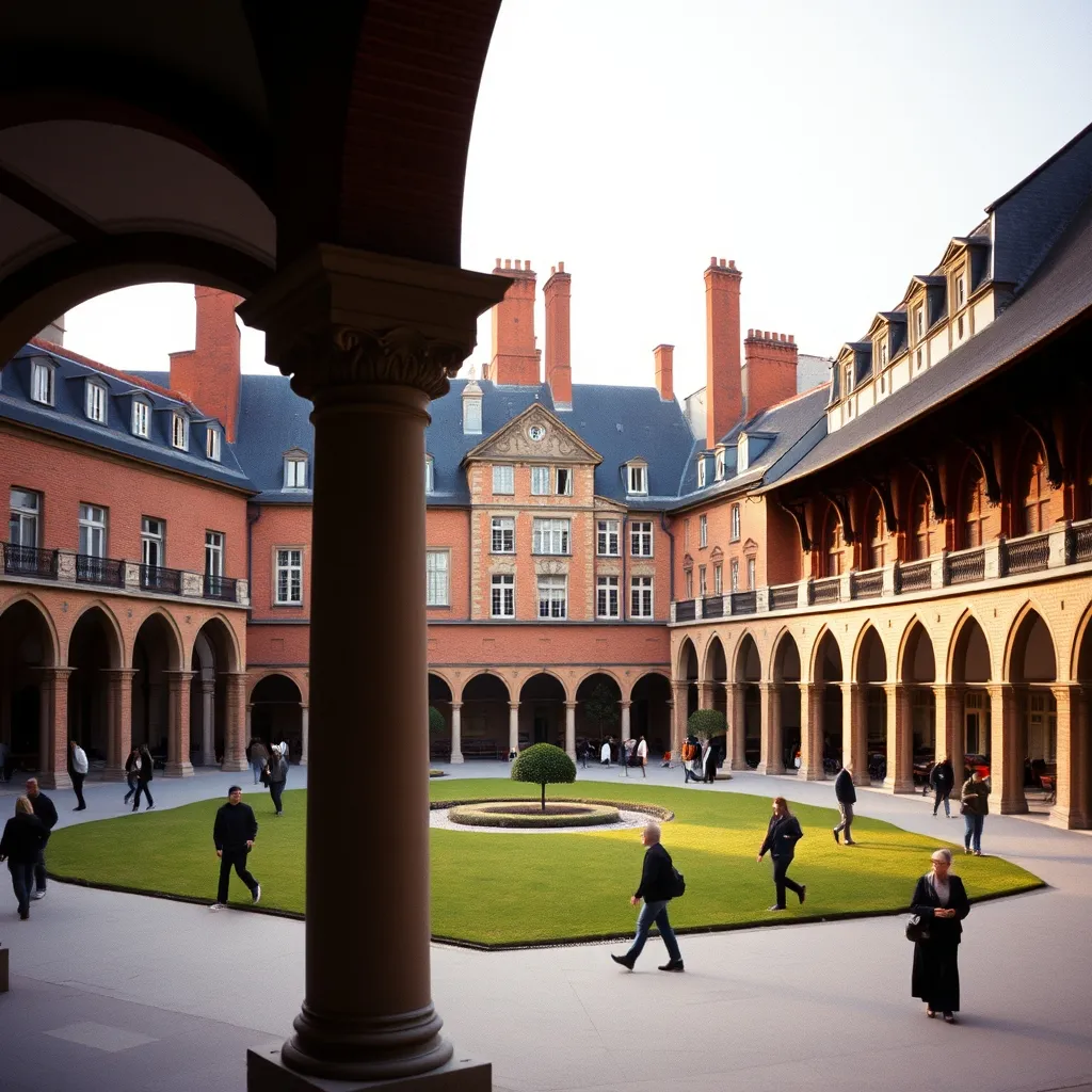 La place des Vosges dans le Marais, point de départ idéal pour une visite à pied gratuite