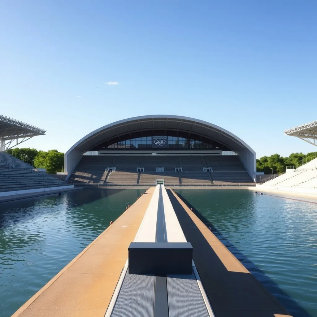 Le stade nautique olympique de Vaires-sur-Marne, reconverti pour l'accueil du grand public