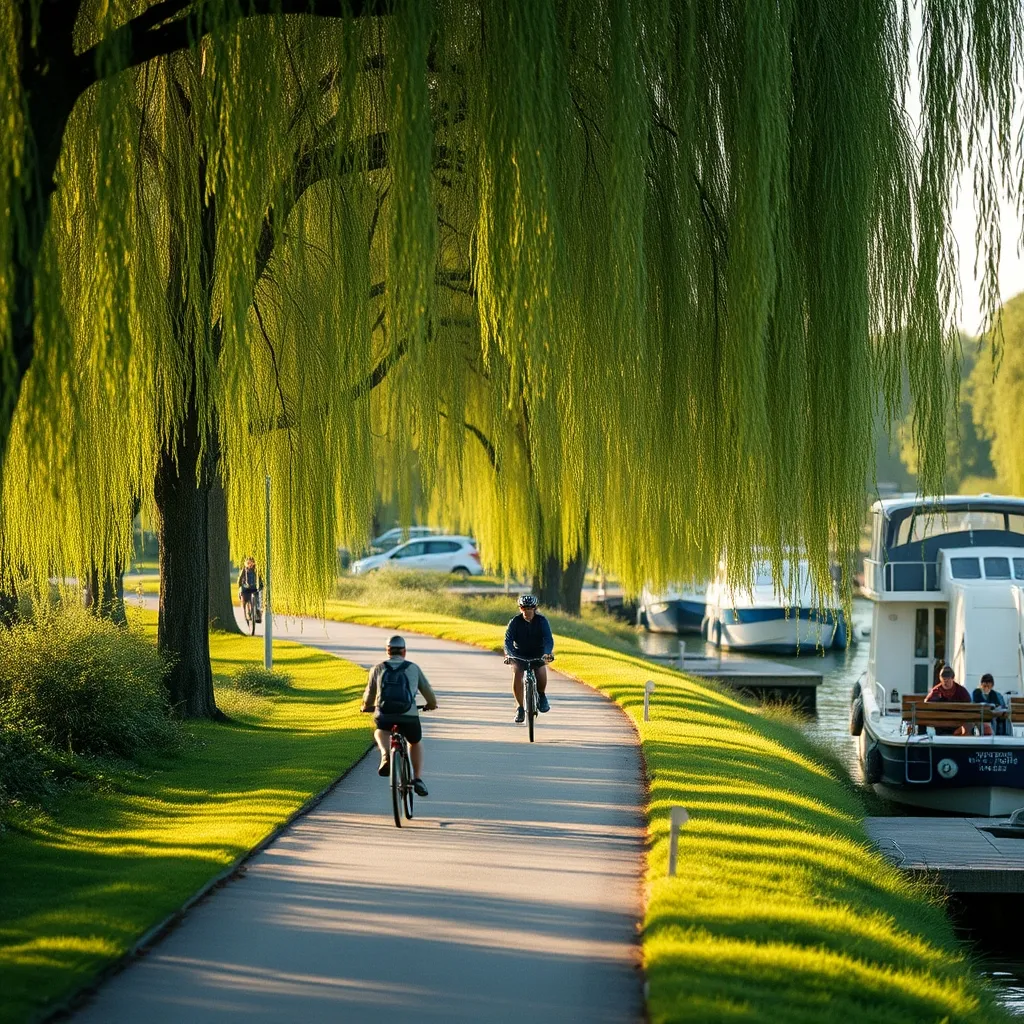 La piste cyclable des bords de Marne, itinéraire idéal pour rejoindre les guinguettes à vélo
